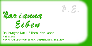 marianna eiben business card